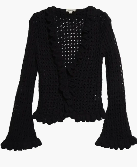Solaris Open Stitch Cardigan - Image 3