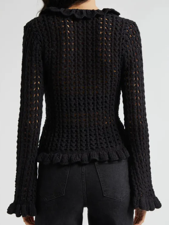 Solaris Open Stitch Cardigan - Image 4