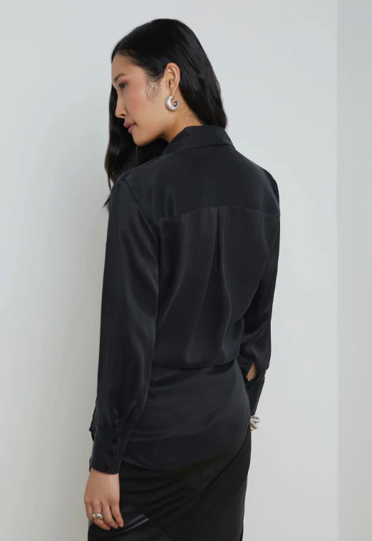 Sora Wrap Front Blouse - Image 3