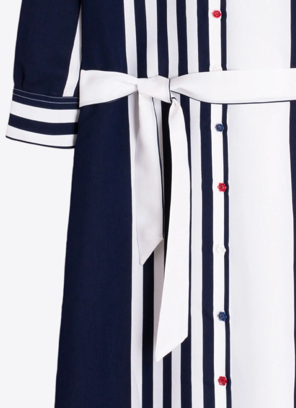 Striped Shirt Dress - Image 3