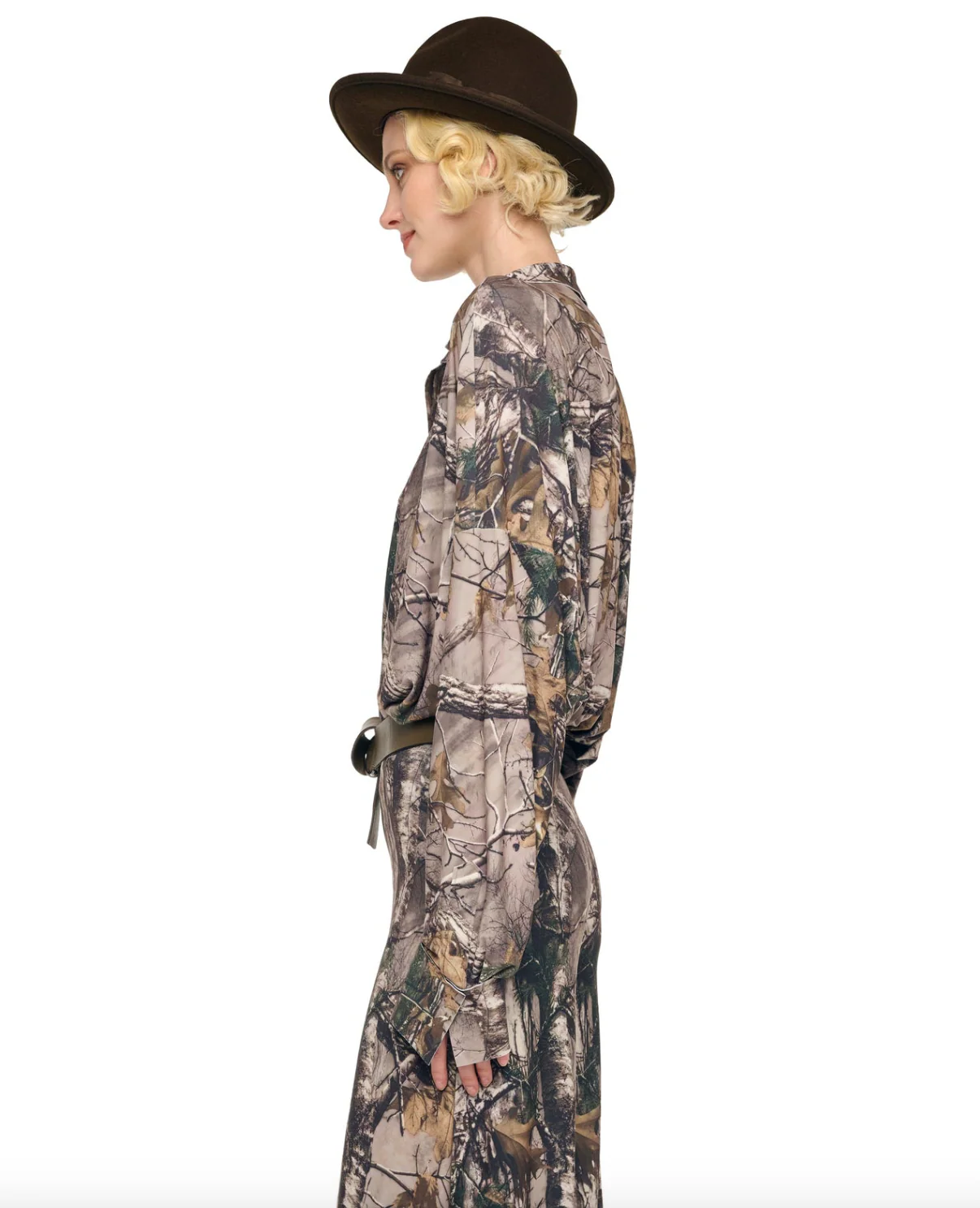 Super Oversized Boyfriend Shirt Bodysuit - Image 2