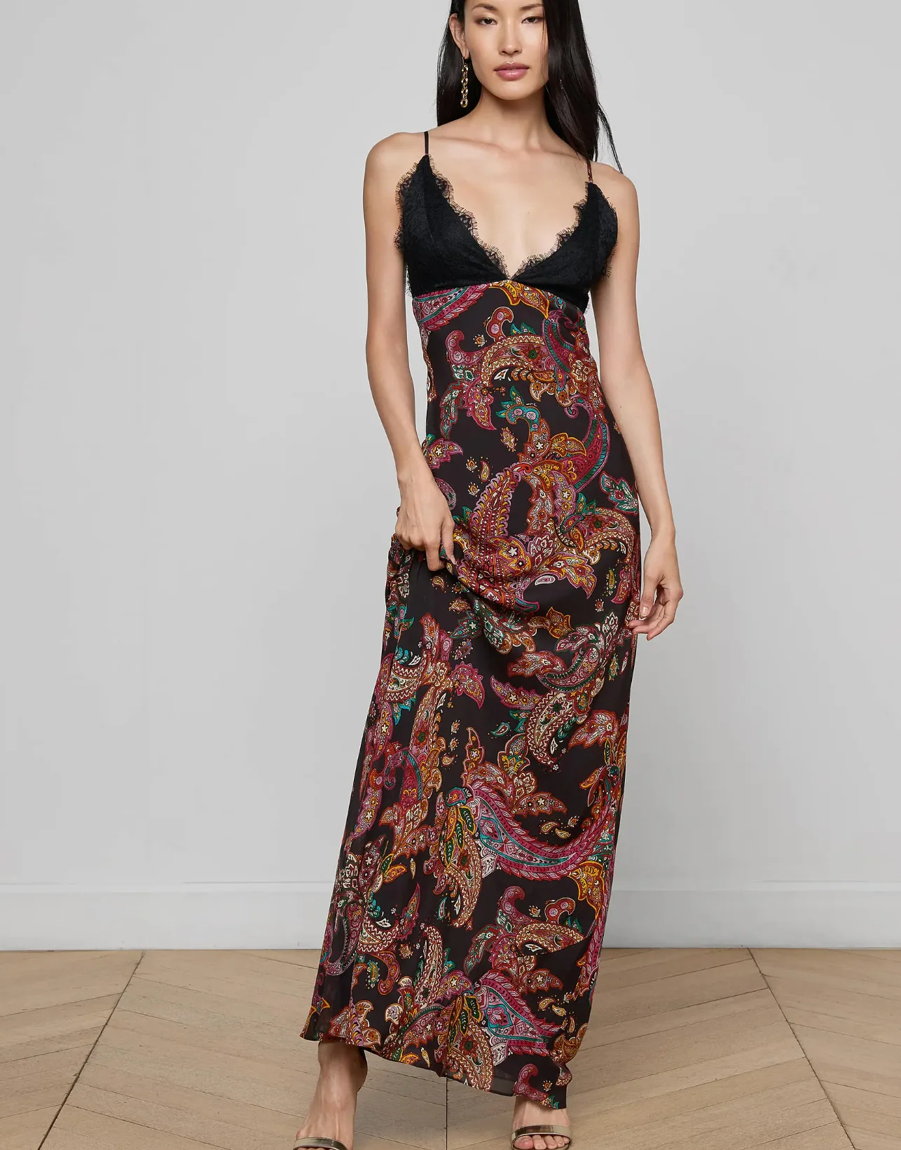 Susanna Lace Bodice Slip Dress - Image 2