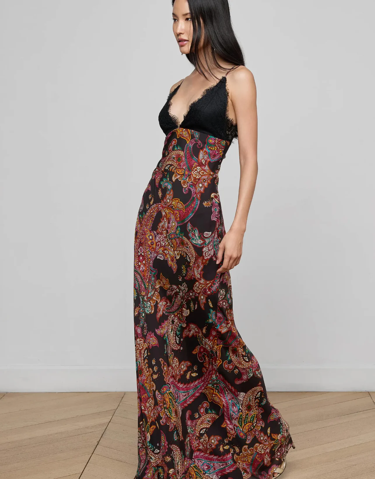 Susanna Lace Bodice Slip Dress - Image 3