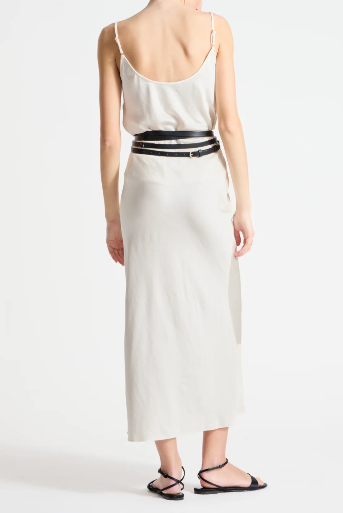 Talia Charmeuse Maxi Skirt - Image 4