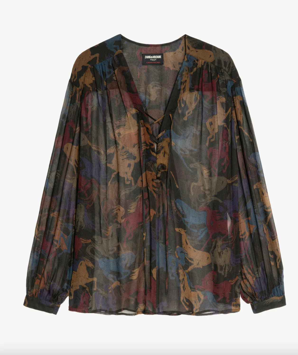 Tamela Horses Blouse - Image 6