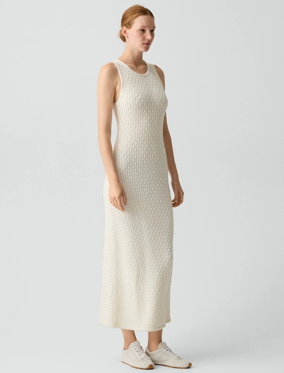 Textured Sleeveless Dress - Image 2