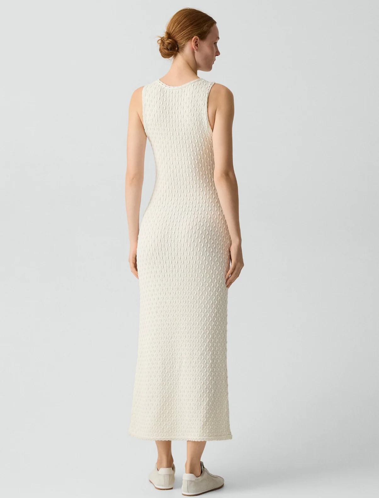 Textured Sleeveless Dress - Image 3