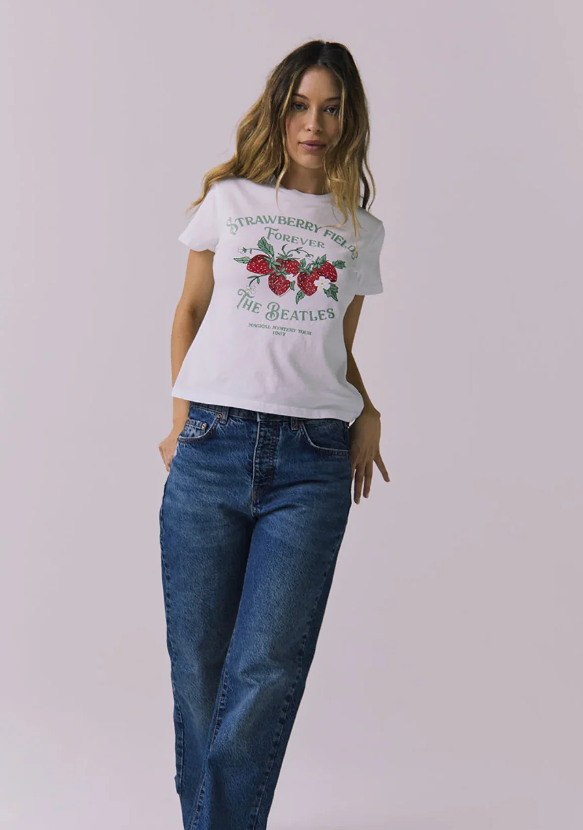 The Beatles Strawberry Fields Tee - Image 2