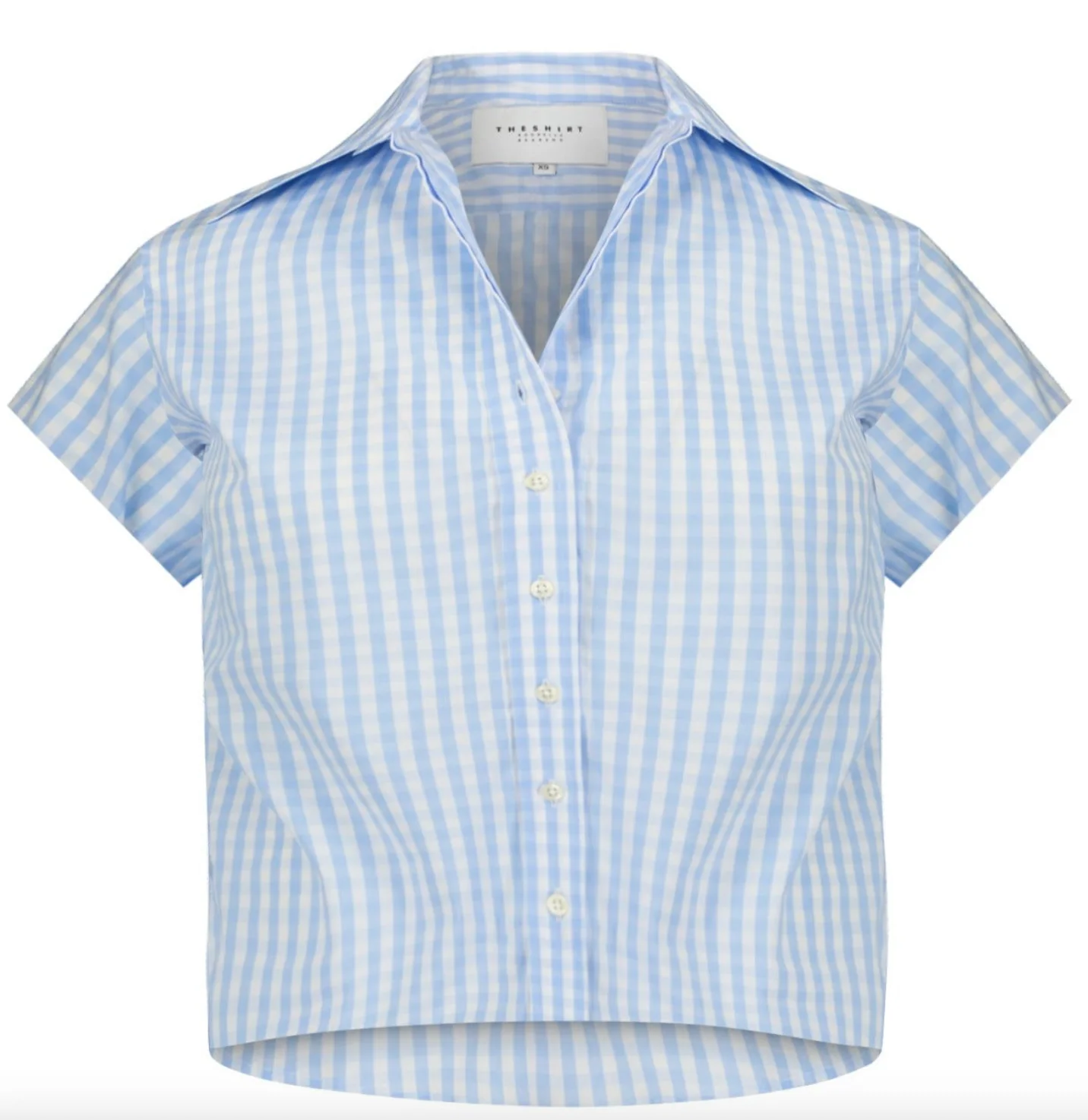The Boxy Short Sleeve Cropped Shirt - Image 4