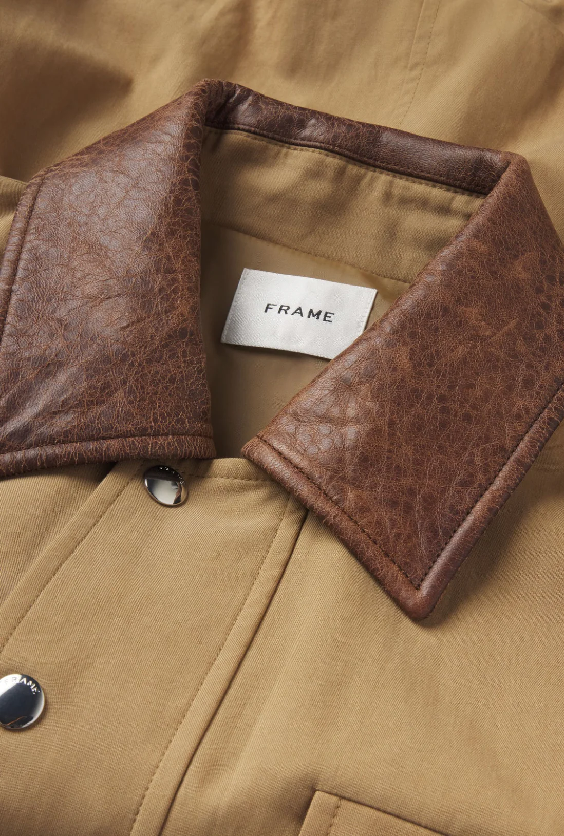 The Leather Collar Bubble Jacket - Image 5