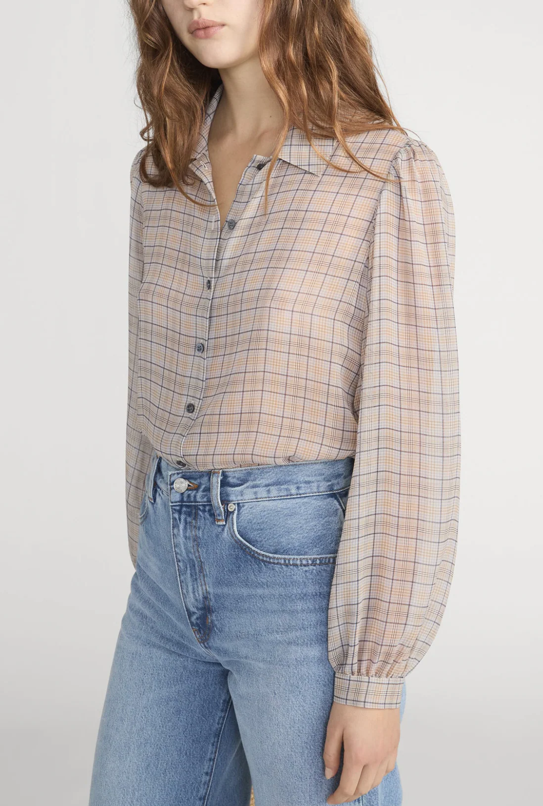 The Plaid Staple Blouse - Image 3
