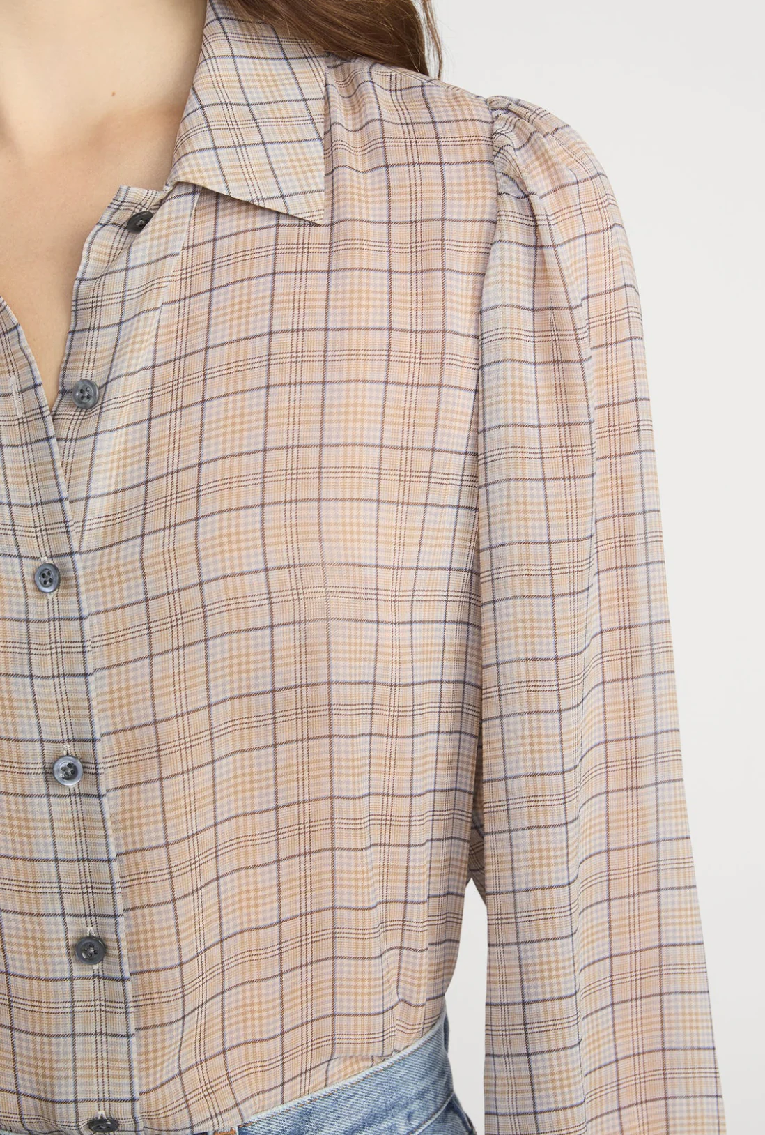 The Plaid Staple Blouse - Image 4