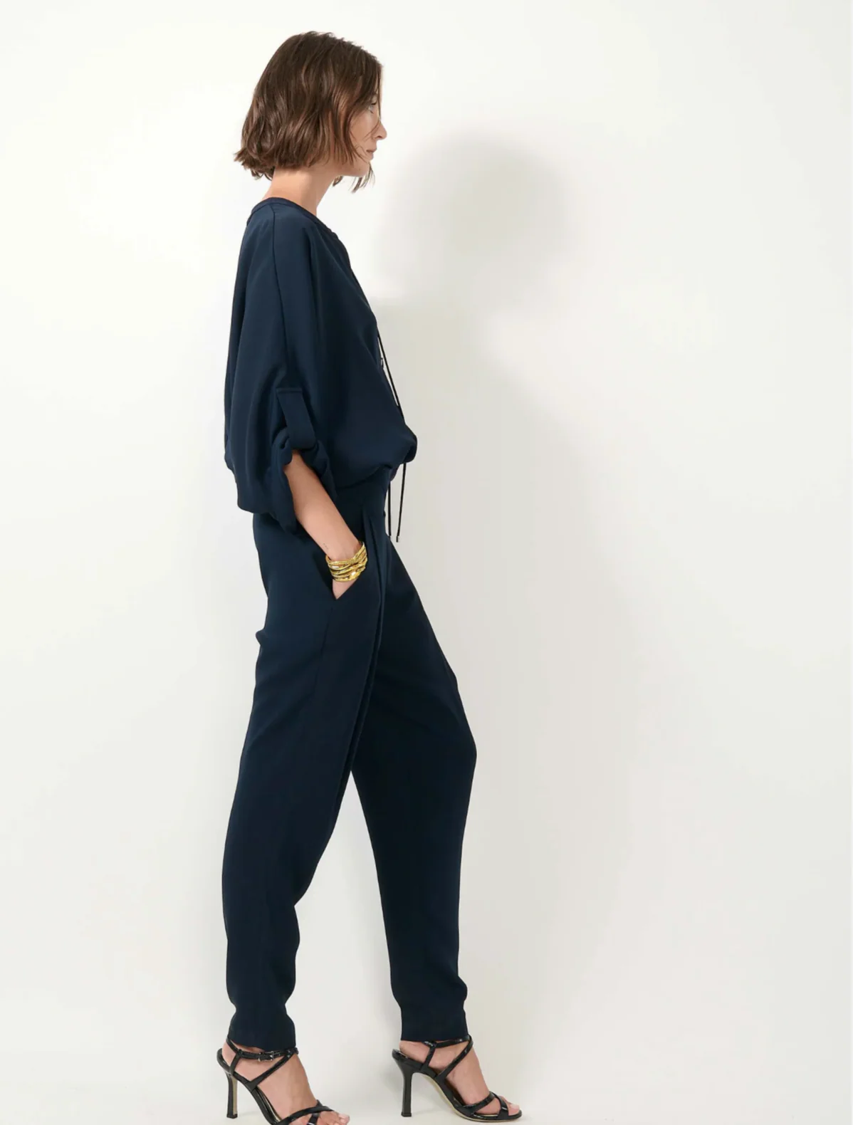 Tie Neck Jumpsuit - Image 5