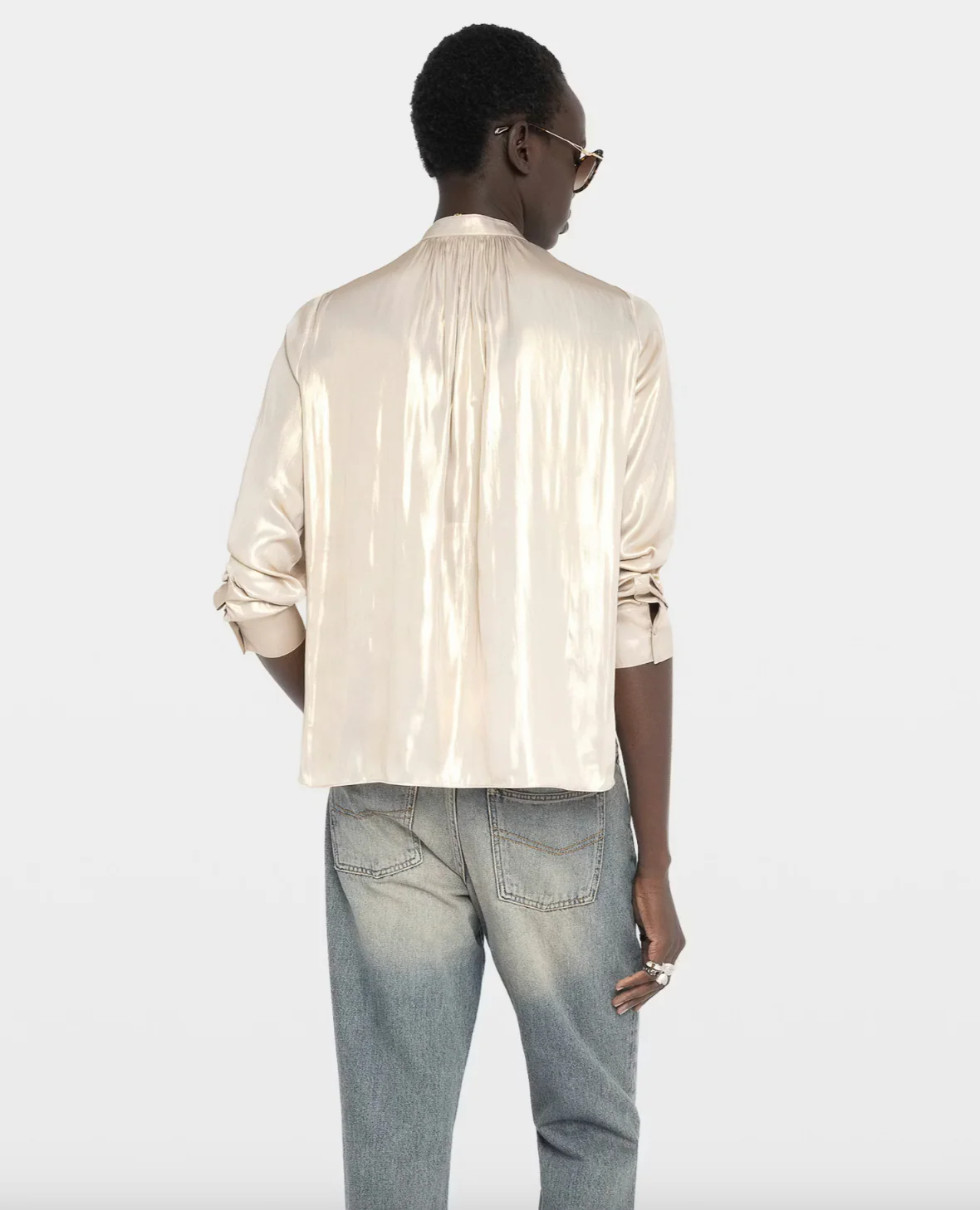 Tink Satin Blouse - Image 4