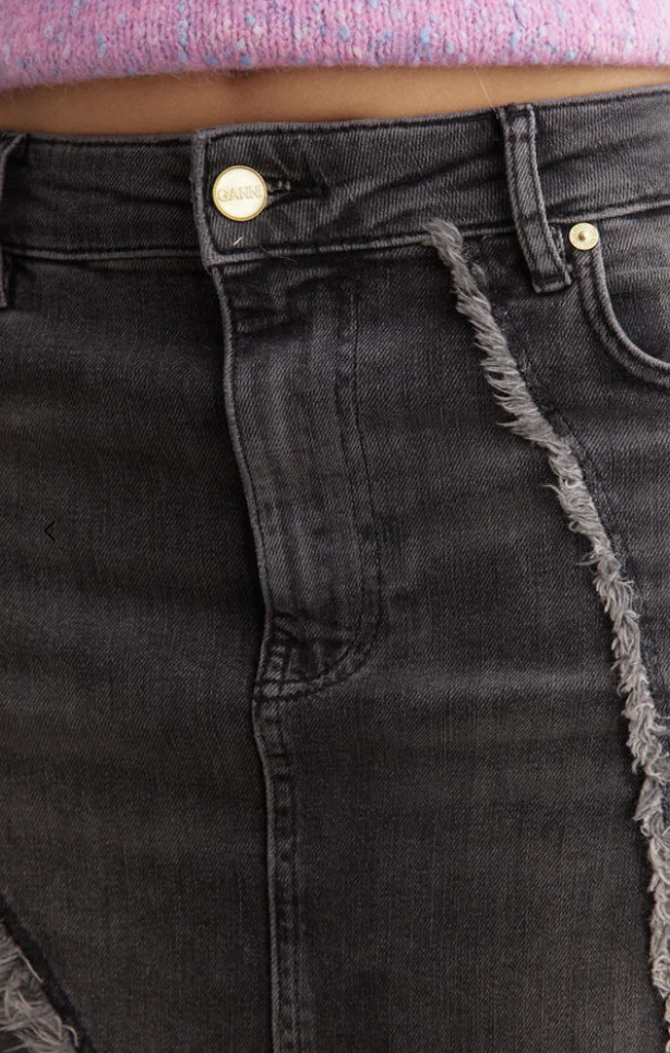 Tint Edge Denim Long Skirt - Image 5
