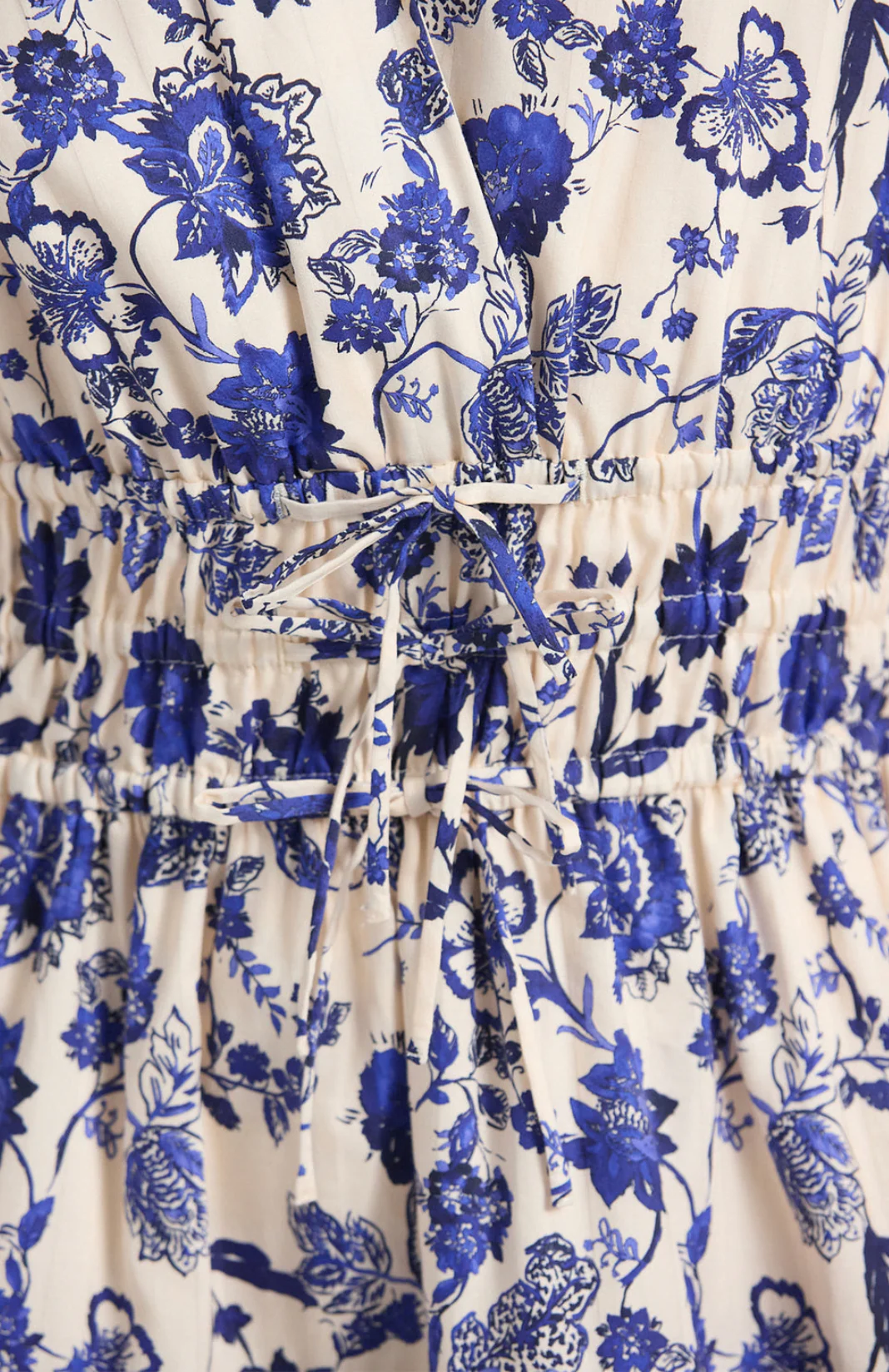Tora Printed Satin Strip Poplin Dress - Image 2