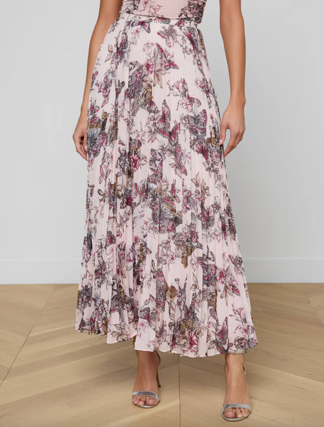 Torin Pleated Maxi Skirt - Image 3