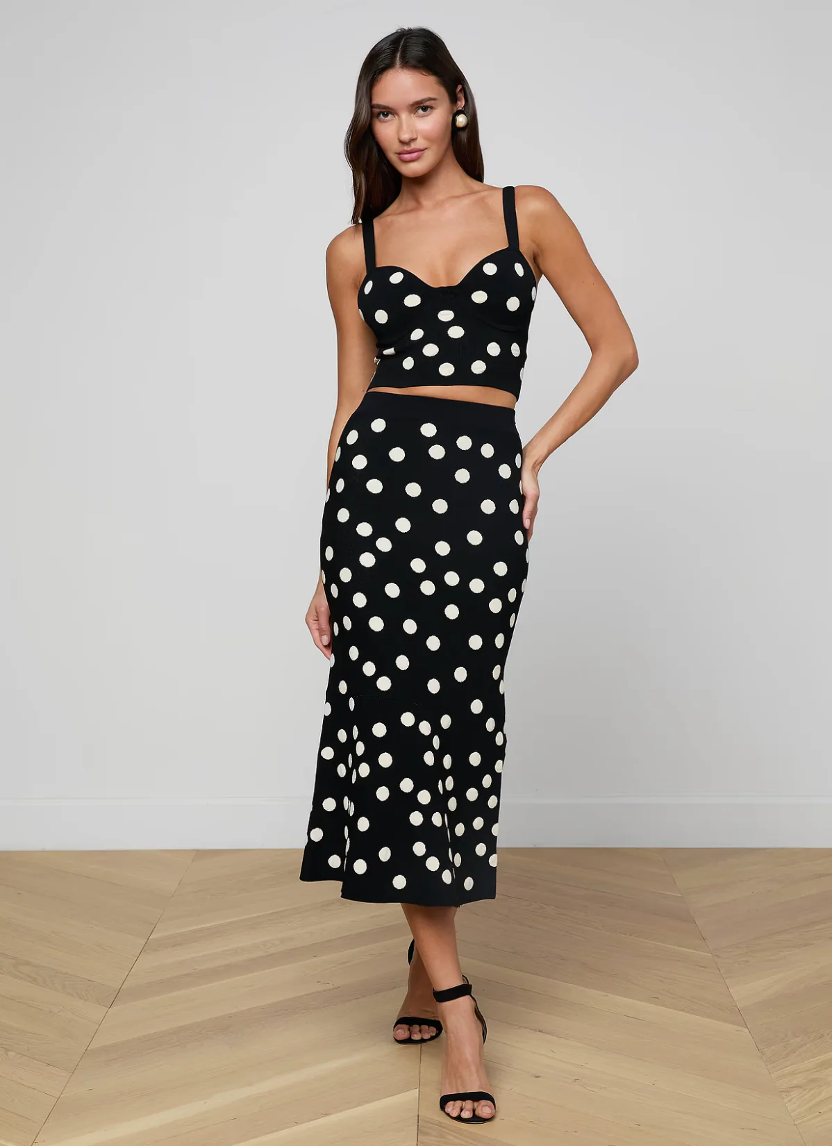 Tula Polka Dot Bra Knit Top - Image 4