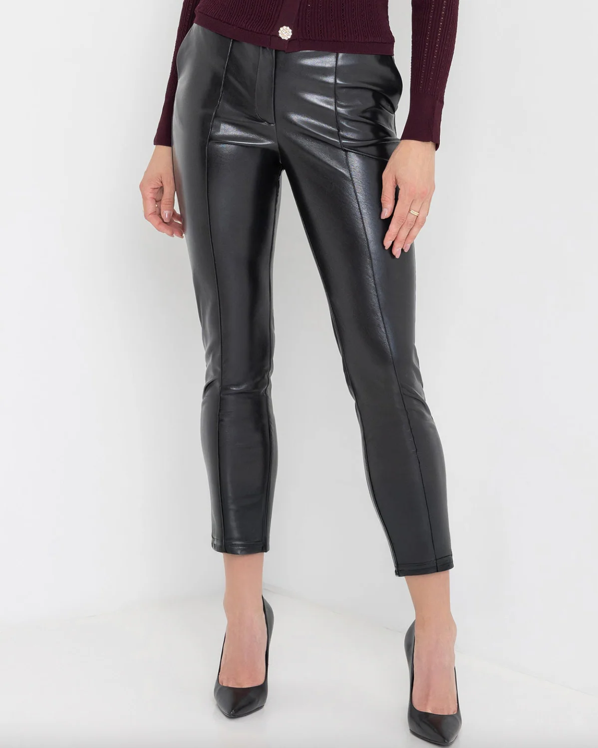 Tula Vegan Leather Pants - Image 2
