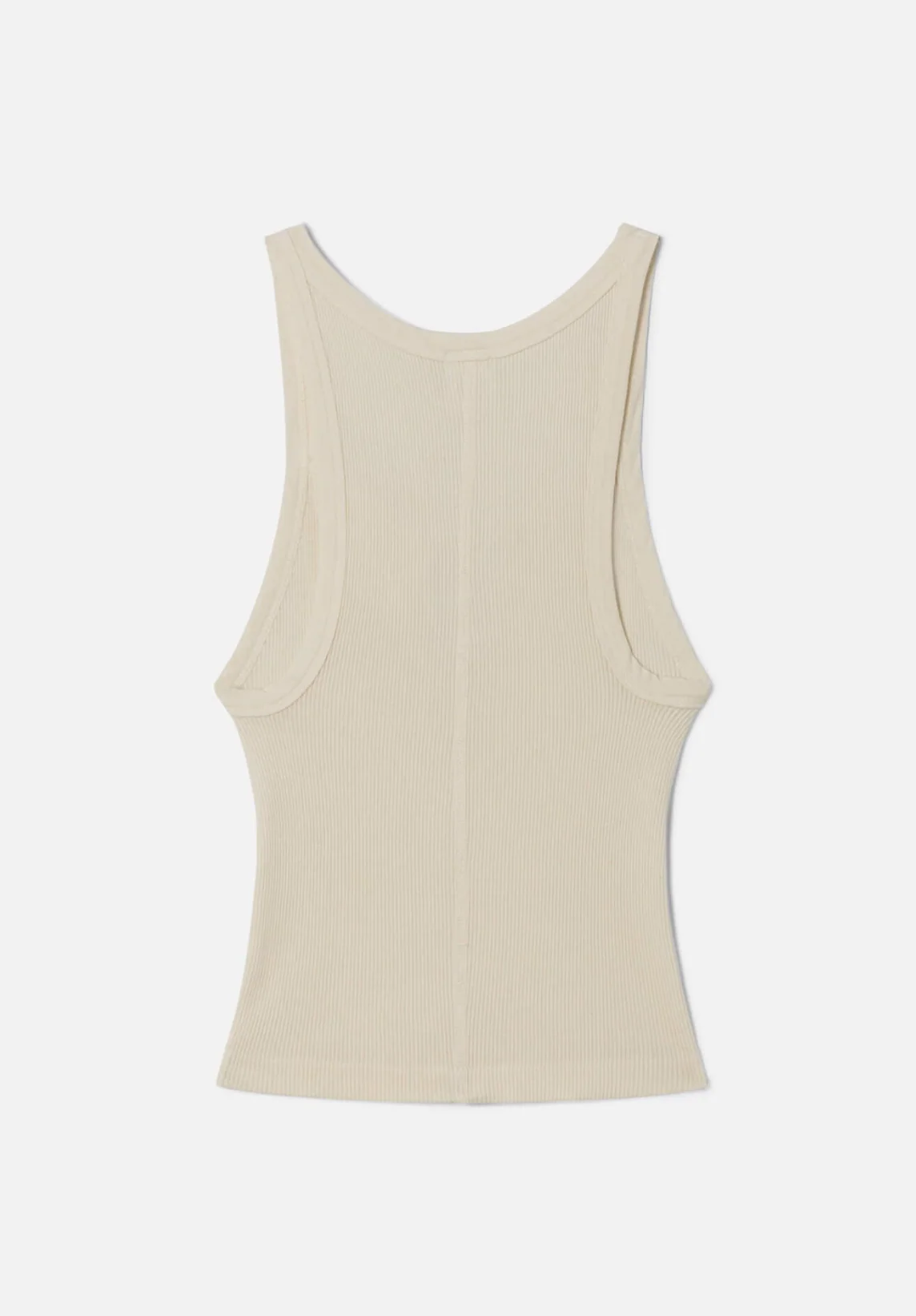 V Cut Ribbed Tank - Image 4