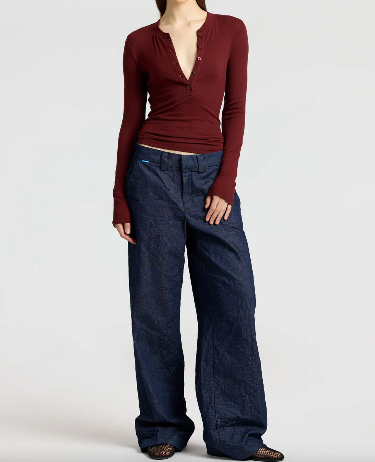 Verona Long Sleeved Henley - Image 11