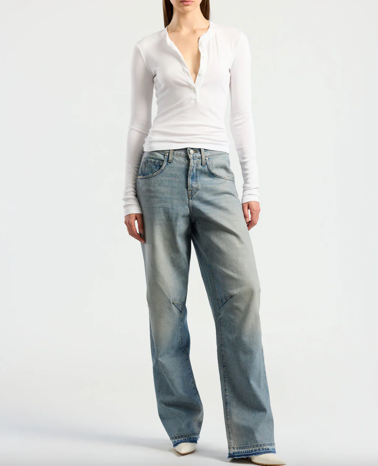 Verona Long Sleeved Henley - Image 5