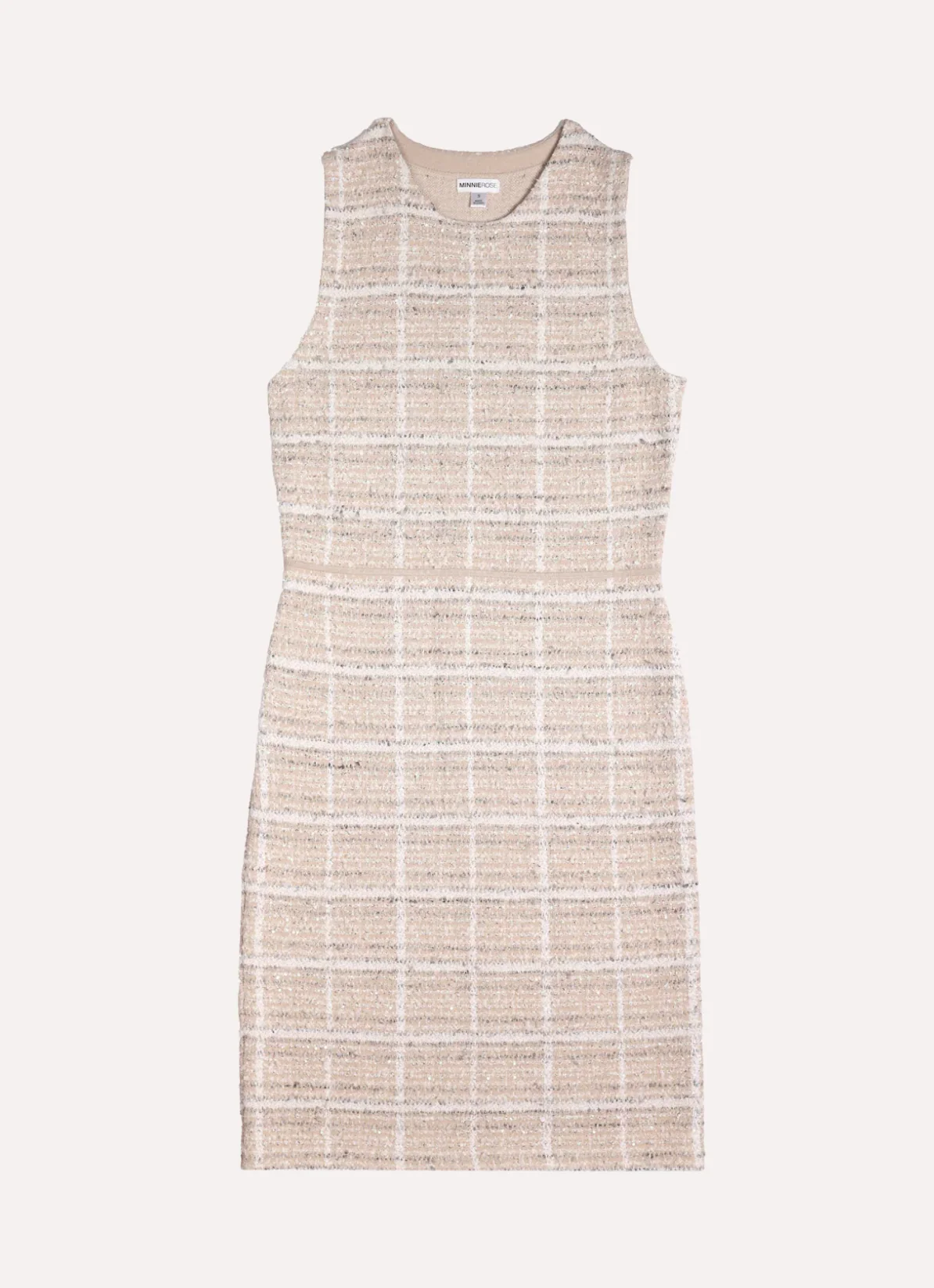 Viscose Sleeveless Tweed Dress - Image 5