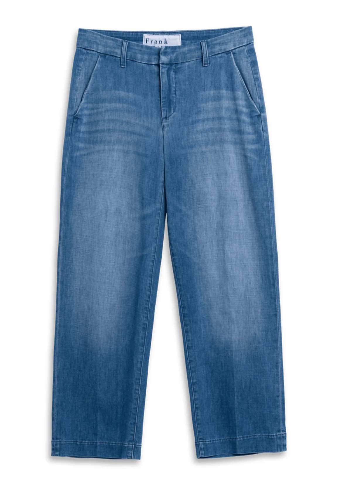 Westport Italian Wide Leg Chino in Dream Light Denim - Image 3