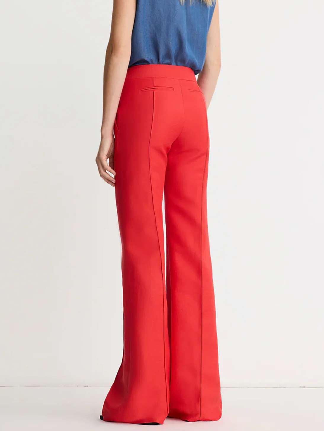 Wide Leg Pintuck Trouser - Image 3