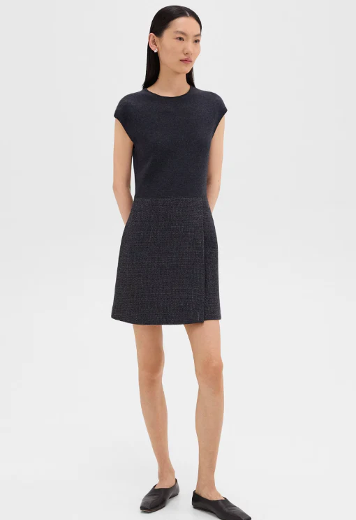 Wrap Skirt Mini Dress - Image 3