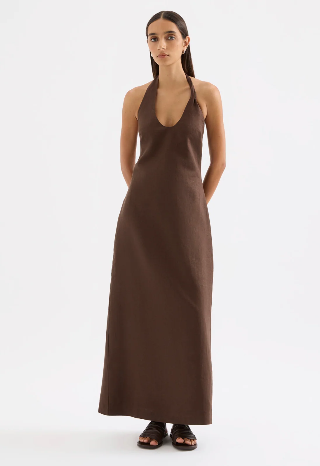 Zayda Linen Dress - Image 4